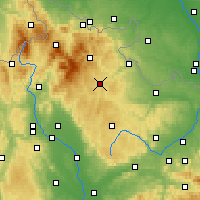 Nearby Forecast Locations - Bruntál - Mapa