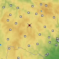 Nearby Forecast Locations - Jihlava - Mapa