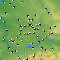 Nearby Forecast Locations - Świętochłowice - Mapa