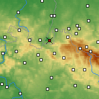 Nearby Forecast Locations - Bogatynia - Mapa