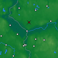 Nearby Forecast Locations - Dębno - Mapa