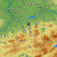 Nearby Forecast Locations - Skoczów - Mapa