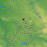 Nearby Forecast Locations - Tarnowskie Góry - Mapa