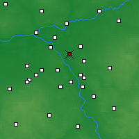 Nearby Forecast Locations - Ząbki - Mapa