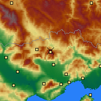Nearby Forecast Locations - Lailias - Mapa