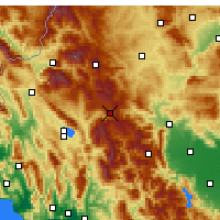 Nearby Forecast Locations - Métsovo - Mapa