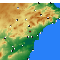 Nearby Forecast Locations - Novelda - Mapa
