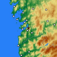 Nearby Forecast Locations - Redondela - Mapa