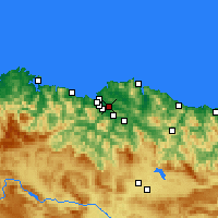 Nearby Forecast Locations - Erandio - Mapa