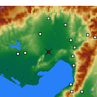 Nearby Forecast Locations - Ceyhan - Mapa