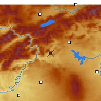 Nearby Forecast Locations - Çermik - Mapa