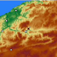 Nearby Forecast Locations - Saframbolu - Mapa