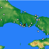 Nearby Forecast Locations - Esenyurt - Mapa