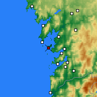 Nearby Forecast Locations - Pedras Negras - Mapa