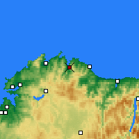 Nearby Forecast Locations - Viveiro - Mapa