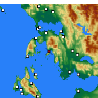 Nearby Forecast Locations - Mytikas - Mapa