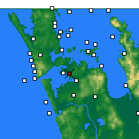 Nearby Forecast Locations - North Shore - Mapa