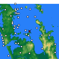 Nearby Forecast Locations - Gannet Rock - Mapa