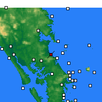 Nearby Forecast Locations - Waipu Cove - Mapa