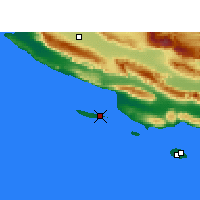 Nearby Forecast Locations - Ilha Lavan - Mapa