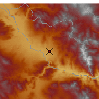 Nearby Forecast Locations - Naquichevão - Mapa