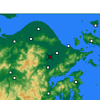 Nearby Forecast Locations - Liampó - Mapa