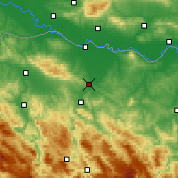 Nearby Forecast Locations - Laktaši - Mapa