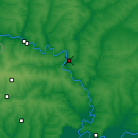 Nearby Forecast Locations - Belaya Kalitva - Mapa