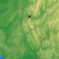 Nearby Forecast Locations - Gubakha - Mapa