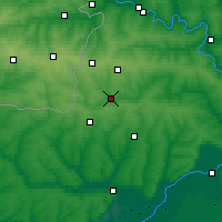 Nearby Forecast Locations - Krasny Sulin - Mapa