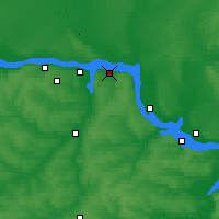 Nearby Forecast Locations - Mariinsky Posad - Mapa