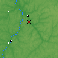 Nearby Forecast Locations - Mtsensk - Mapa