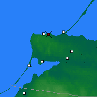 Nearby Forecast Locations - Pionersky - Mapa