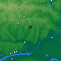 Nearby Forecast Locations - Shakhty - Mapa