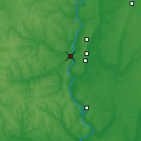 Nearby Forecast Locations - Semiluki - Mapa
