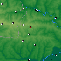 Nearby Forecast Locations - Zverevo - Mapa