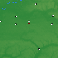 Nearby Forecast Locations - Hlukhiv - Mapa