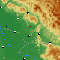 Nearby Forecast Locations - Irshava - Mapa