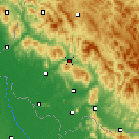 Nearby Forecast Locations - Svaliava - Mapa