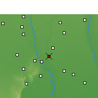 Nearby Forecast Locations - Gaziabade - Mapa