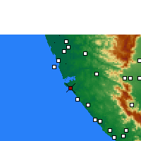 Nearby Forecast Locations - Coulão - Mapa