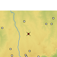 Nearby Forecast Locations - Ujaim - Mapa