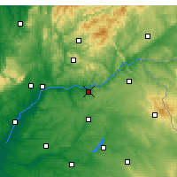 Nearby Forecast Locations - Tomar - Mapa