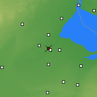 Nearby Forecast Locations - Maumee - Mapa