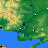 Nearby Forecast Locations - Tychero - Mapa