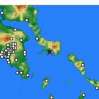 Nearby Forecast Locations - Caristo - Mapa