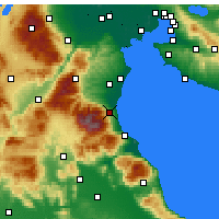 Nearby Forecast Locations - Litochoro - Mapa