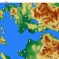 Nearby Forecast Locations - Mesolóngi - Mapa
