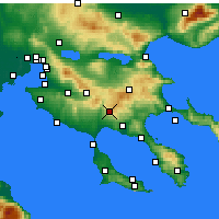 Nearby Forecast Locations - Polígiros - Mapa