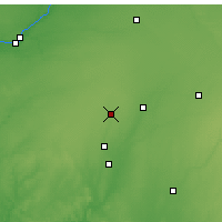 Nearby Forecast Locations - Indianápolis - Mapa
